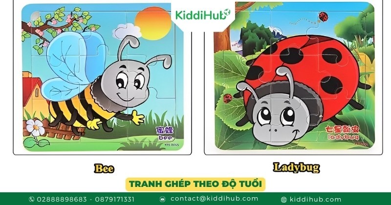 Tranh ghép theo độ tuổi