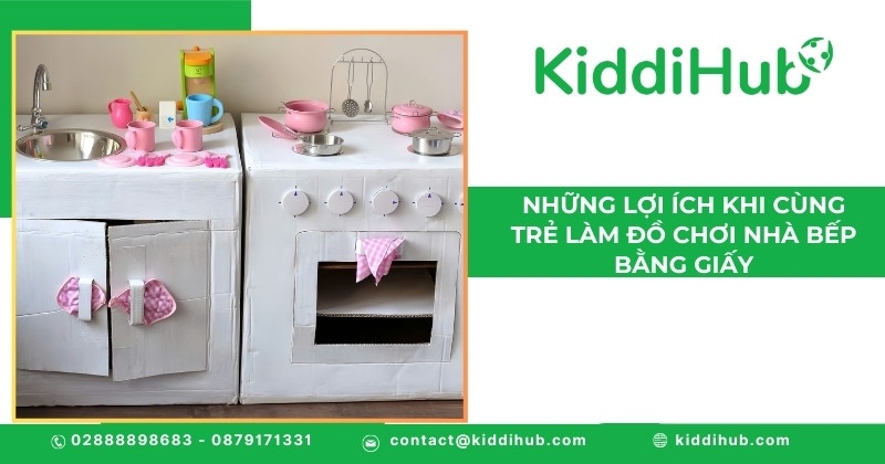Những lợi ích khi cùng trẻ làm đồ chơi nhà bếp bằng giấy