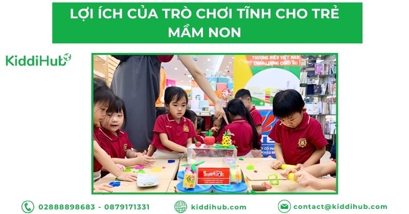 Lợi ích của trò chơi tĩnh cho trẻ mầm non