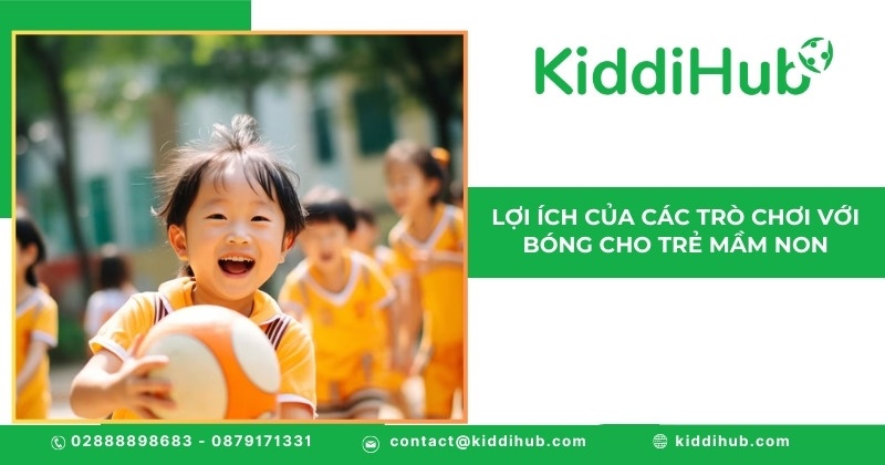 Lợi ích của các trò chơi với bóng cho trẻ mầm non