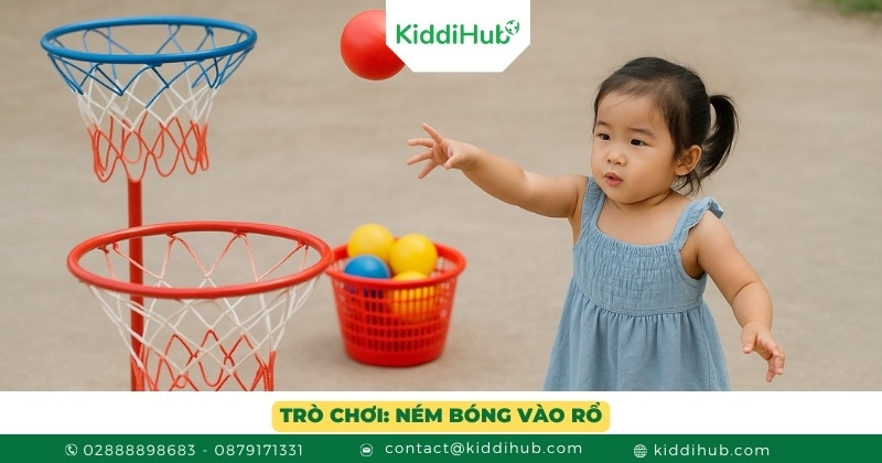 Trò chơi: Ném bóng vào rổ