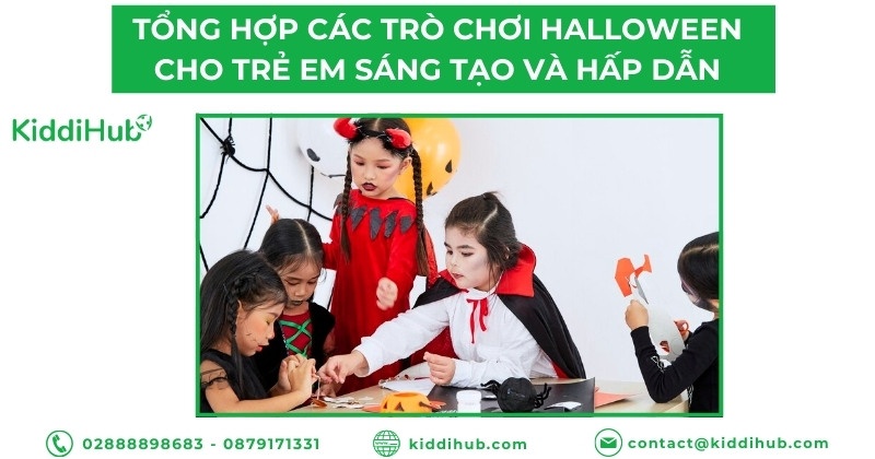 Tổng hợp các trò chơi Halloween cho trẻ em sáng tạo và hấp dẫn