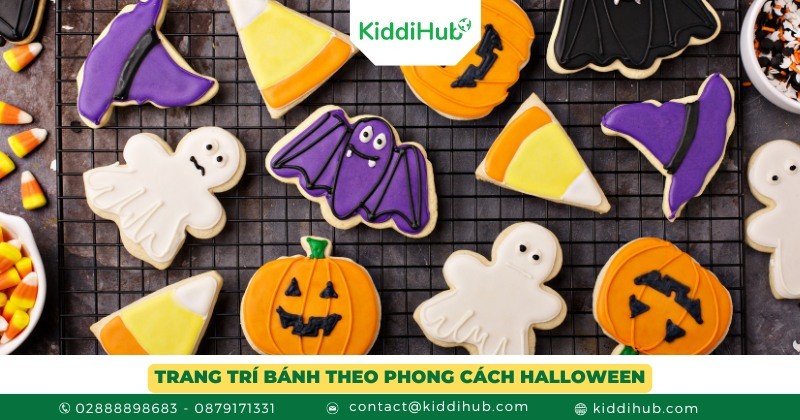 Trang trí bánh theo phong cách Halloween