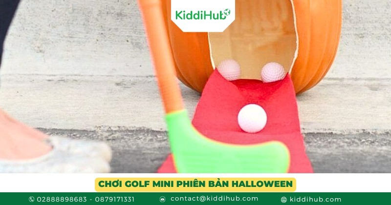 Chơi golf mini phiên bản Halloween
