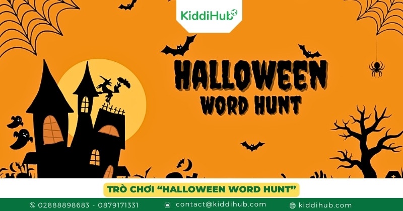 Trò chơi “Halloween Word Hunt”