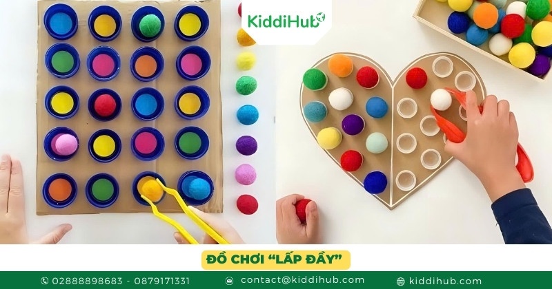 Đồ chơi “Lấp đầy” – cách 1