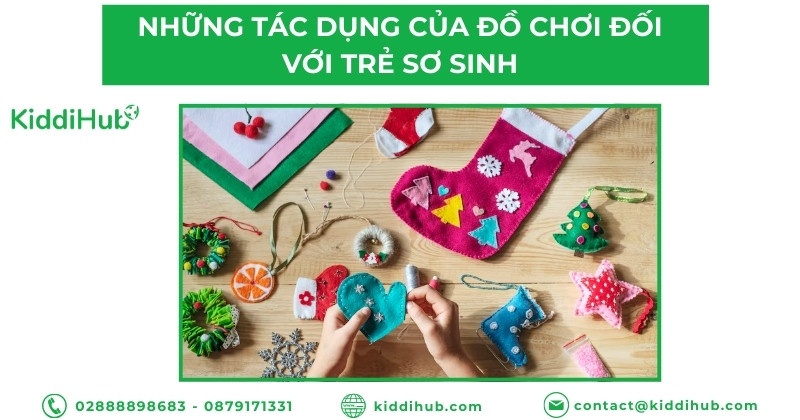 Những tác dụng của đồ chơi đối với trẻ sơ sinh