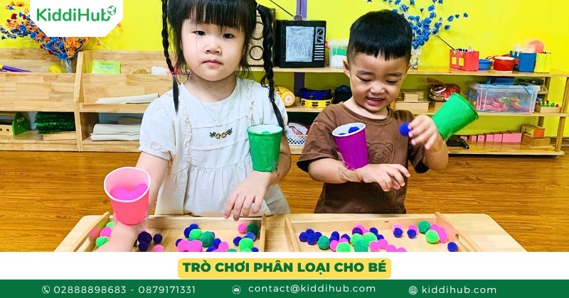 Trò chơi phân loại cho bé