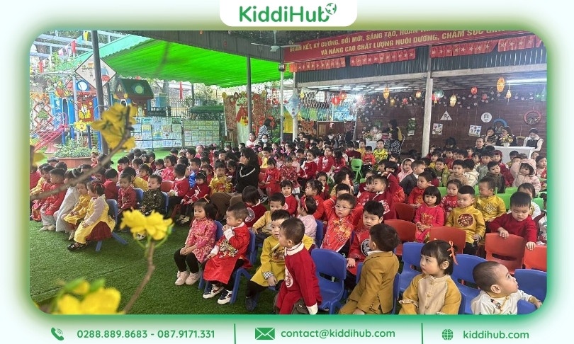 Lời dẫn chương trình Tết cho trẻ mầm non khích lệ trẻ phát triển kỹ năng hợp tác hiệu quả