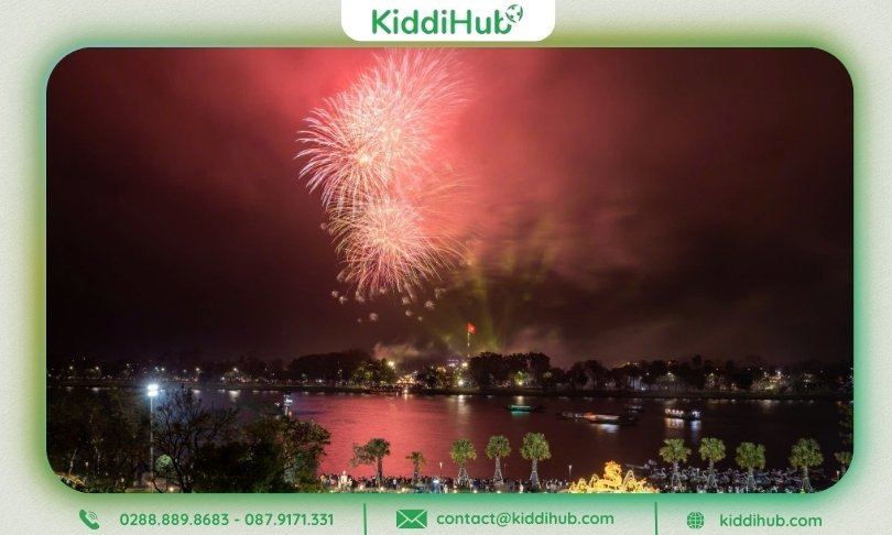 Điểm bắn pháo hoa Tết Dương lịch 2026 TP Huế