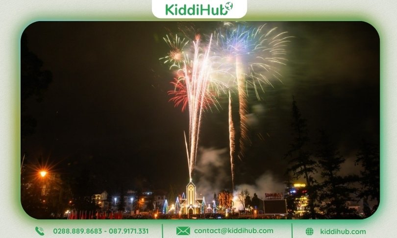 Điểm bắn pháo hoa Tết Dương lịch 2026 Lào Cai dự kiến