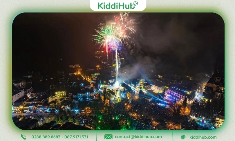 Thời gian bắn pháo hoa Tết Dương lịch 2026 Lào Cai