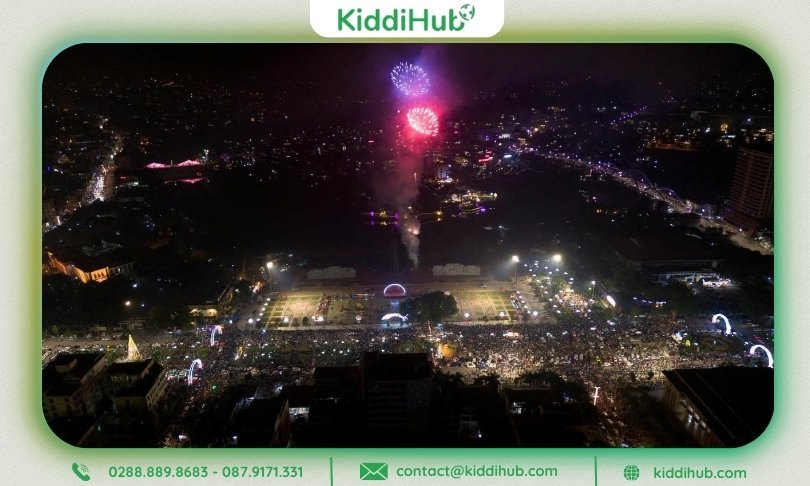 Điểm bắn pháo hoa Tết Dương lịch 2026 Thái Nguyên dự kiến
