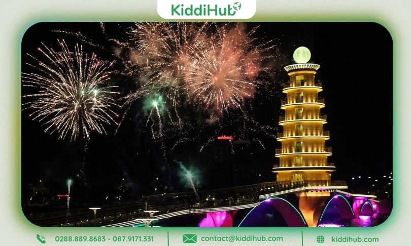 Dự kiến các điểm bắn pháo hoa Tết Dương lịch 2026 Phú Thọ