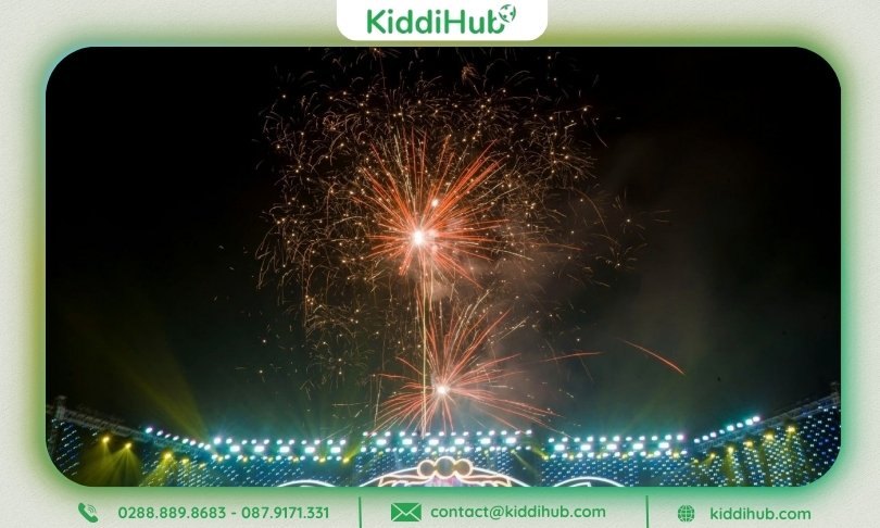 Thời gian bắn pháo hoa Tết Dương lịch 2026 Bắc Ninh