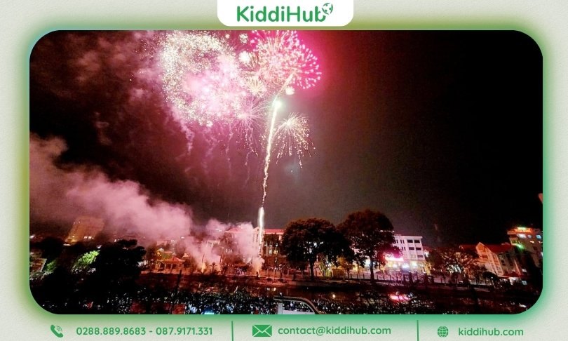 Các điểm bắn pháo hoa Tết Dương lịch 2026 Hưng Yên dự kiến