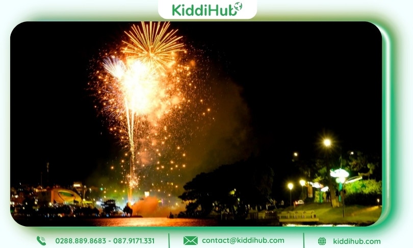 Điểm bắn pháo hoa tết dương lịch 2026 Đồng Nai diễn ra đúng 0h00 ngày 01/01/2026