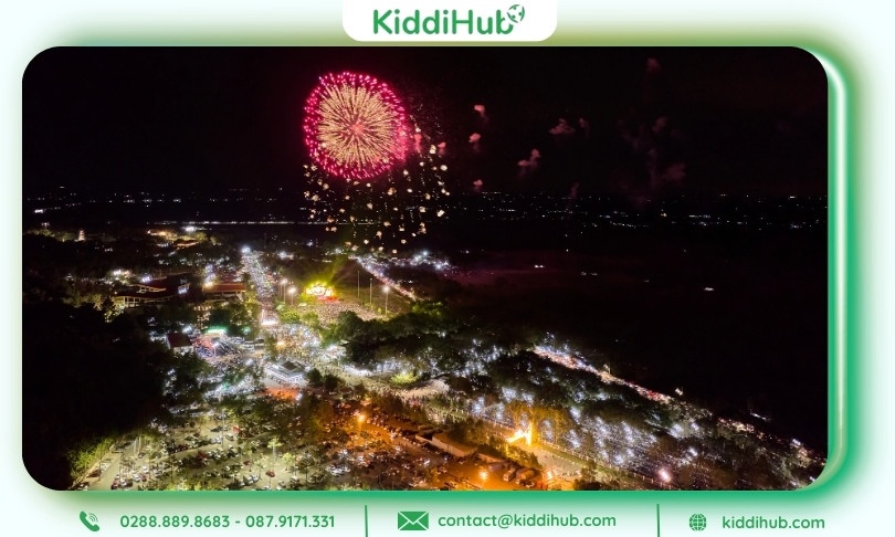 Người đến xem bắn pháo hoa Tết Dương lịch 2026 Tây Ninh tránh mang theo vật dễ cháy