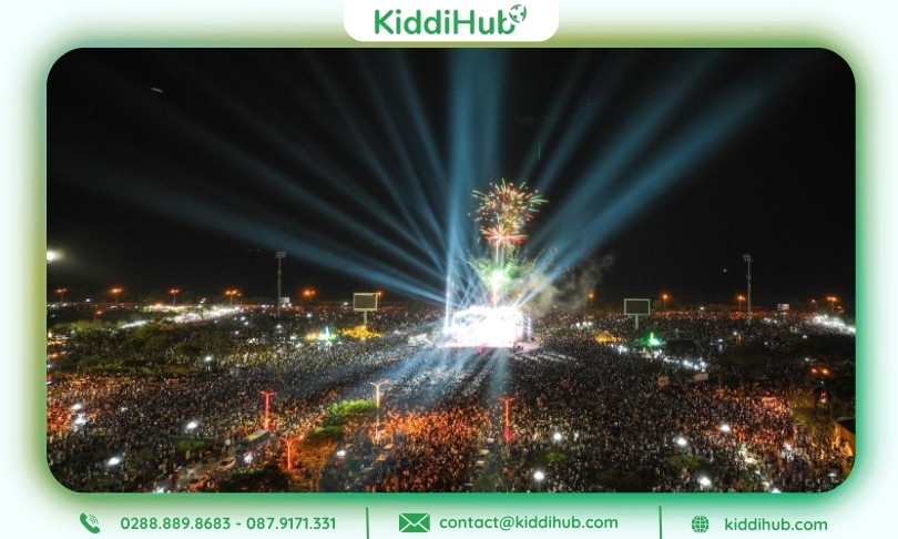 Người đến xem bắn pháo hoa Tết Dương lịch TP Cần Thơ cần đỗ xe đúng quy định