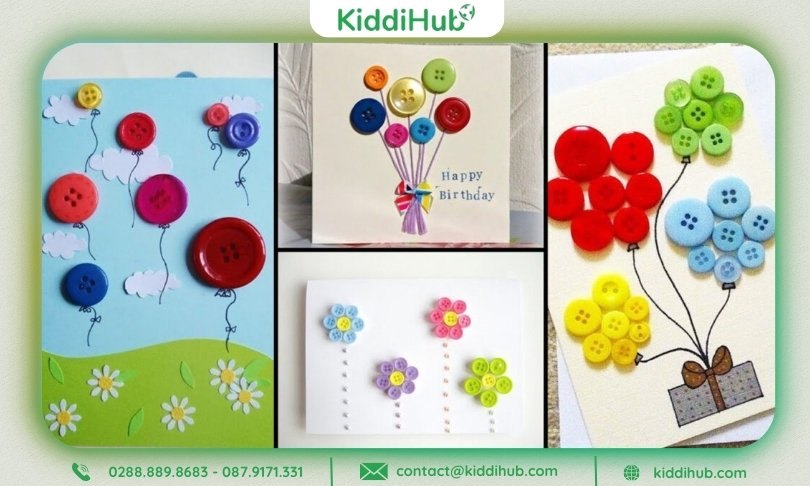 Thiệp 20 11 handmade bằng vật liệu “sáng tạo”