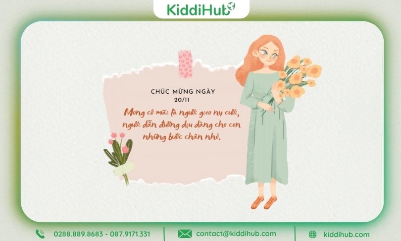 Lời chúc cô giáo mầm non ngày 20 11 sáng tạo, độc đáo