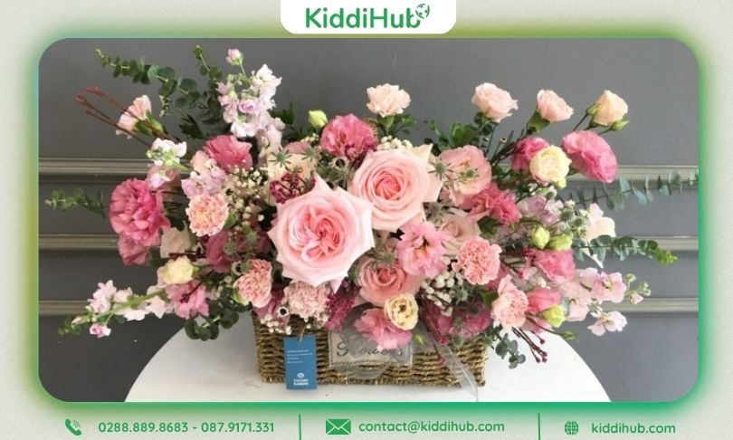 Cắm hoa Hồng – Thay lời cảm ơn ngọt ngào