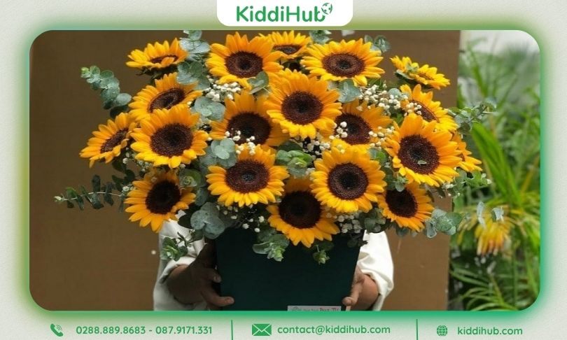 Cắm hoa Hướng Dương – Biểu tượng tri ân rực rỡ