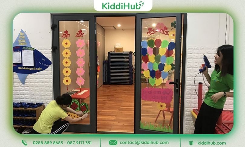 Các ý tưởng trang trí 20 11 trường mầm non độc đáo và sáng tạo