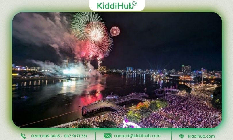 Thời gian dự kiến điểm bắn pháo hoa Tết Dương lịch 2026 Vĩnh Long