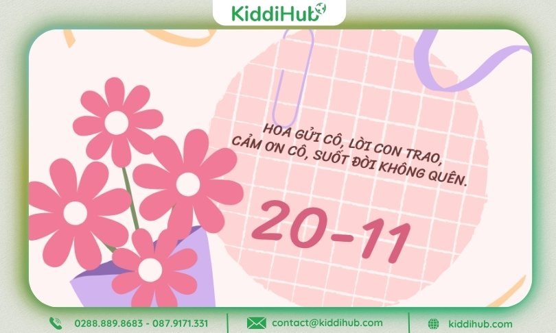 Bài thơ 20/11 tự sáng tác
