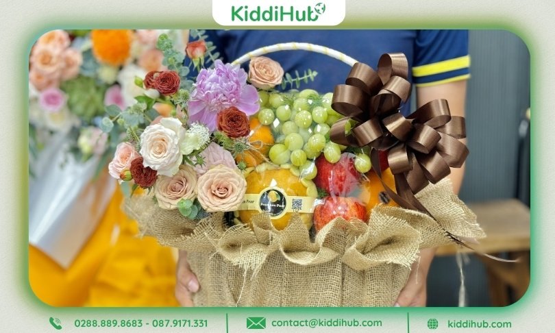 Lẵng quà Tết 2026 – Độc đáo và giàu tính thẩm mỹ