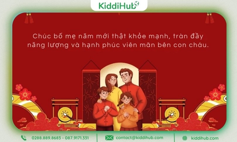 Câu chúc Tết hay cho bố mẹ