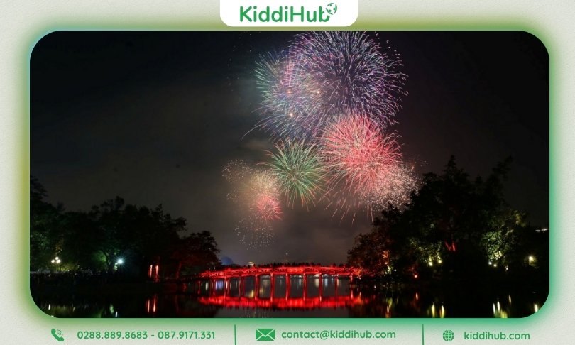 Hồ Hoàn Kiếm - Điểm bắn pháo hoa Tết Dương lịch 2026 Hà Nội dự kiến