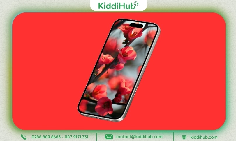 Ảnh nền Tết Dương 2026 – Sắc hoa đào nở rộ, xuân về trên điện thoại