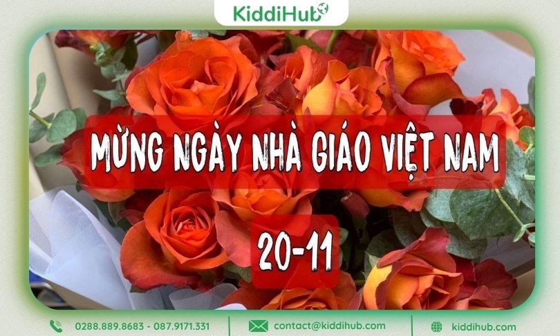Những đóa hoa tươi thắm gửi lời tri ân thầy cô