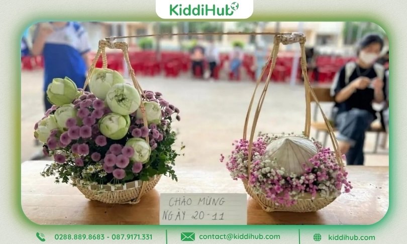 Bó hoa ý nghĩa dành cho thầy cô ngày tri ân