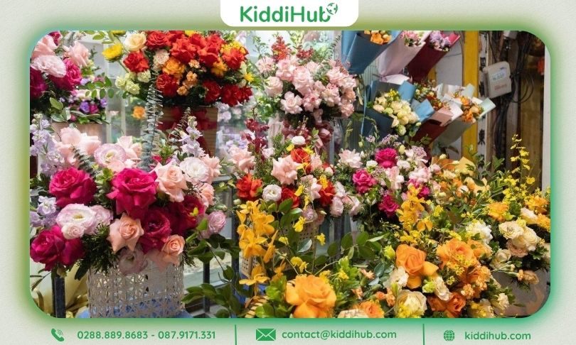 Hình ảnh 20 11 về khoảnh khắc hoa tươi chúc mừng thầy cô