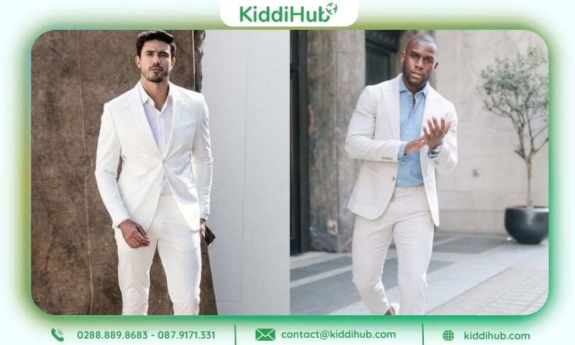 Sơ mi trắng và vest - Lựa chọn được nhiều cánh mày râu yêu thích