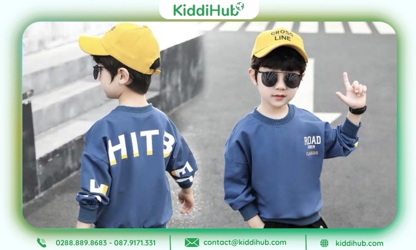 Tết mặc gì cho bé trai - Set đồ năng động