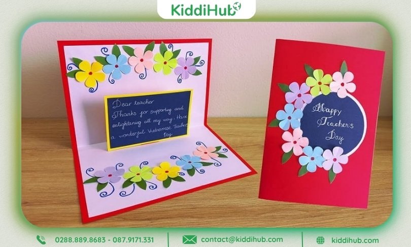 Thiệp handmade tặng thầy cô nhân ngày Nhà giáo Việt Nam 20 11