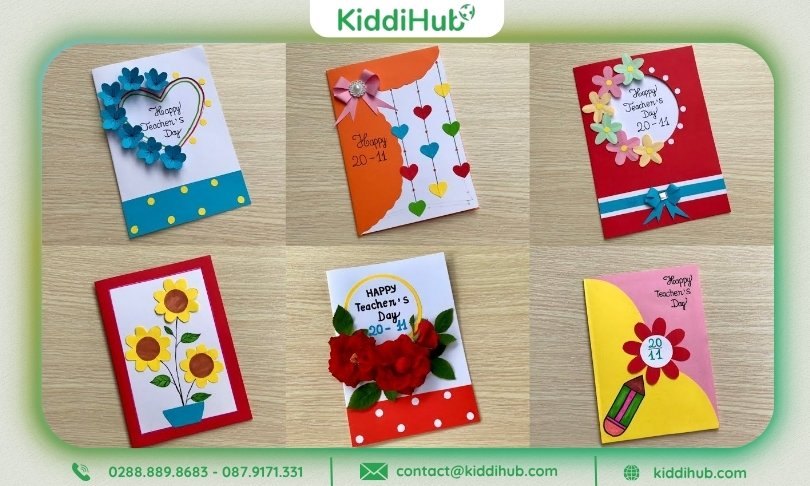 Thiệp 20/11 đáng yêu dành cho học sinh tặng thầy cô