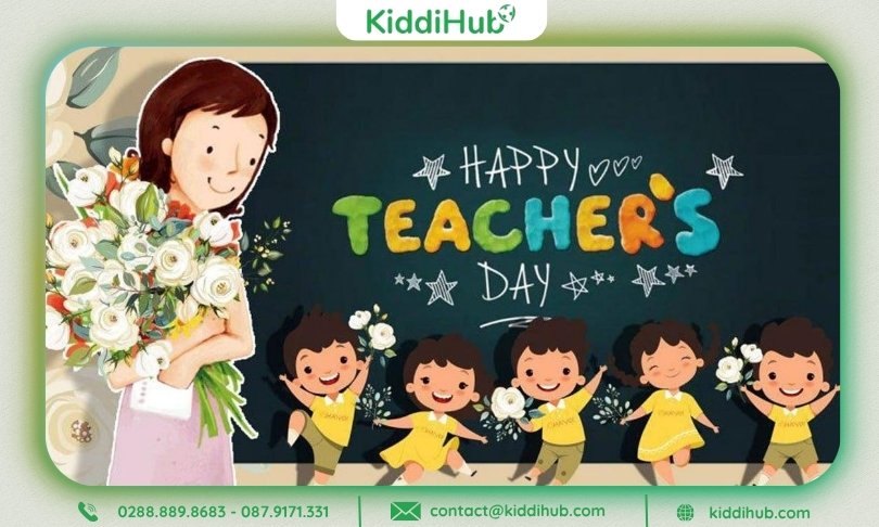 Mẫu thiệp tặng cô giáo vui nhộn, xinh xắn