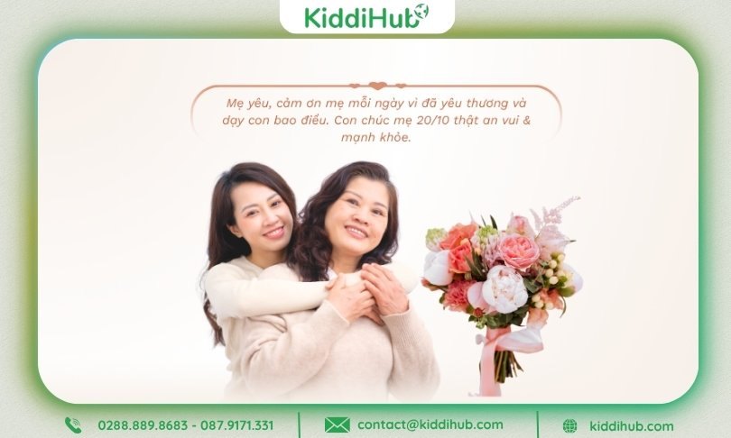 Lời chúc 20 10 cho mẹ