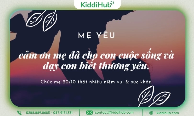 Lời chúc 20/10 cho mẹ đẻ