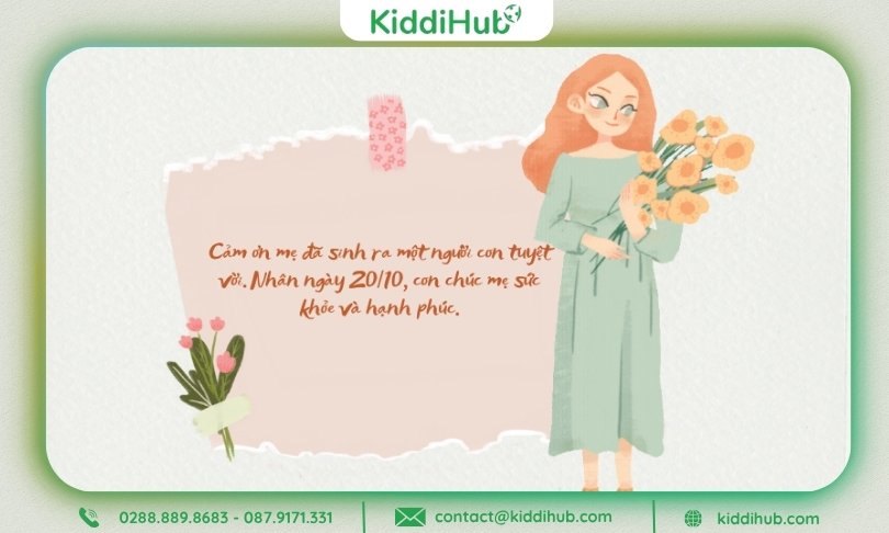 Lời chúc 20/10 cho mẹ vợ