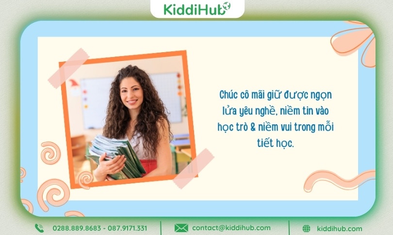 Lời chúc 20/10 cho cô giáo mầm non hay & ý nghĩa