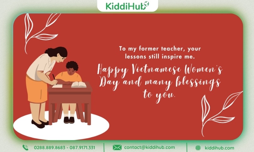 Lời chúc bằng tiếng Anh cho cô giáo ngày 20/10