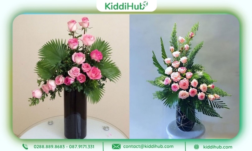 Cắm hoa 20/10 tinh tế cho không gian sống thêm ấm áp