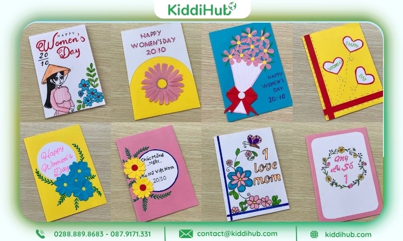 Thiệp đẹp chúc mừng 20/10 gửi gắm tình cảm chân thành đến mẹ