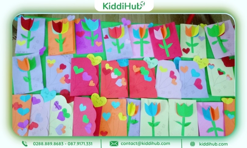 Thiệp 20/10 mầm non – Món quà ý nghĩa dành cho mẹ, bà và cô giáo